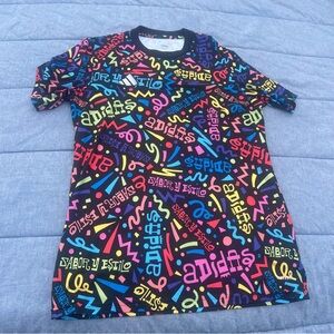 NWOT Adidas MLS Blank Pre-Match Hispanic Heritage Jersey Slim Fit Size Medium